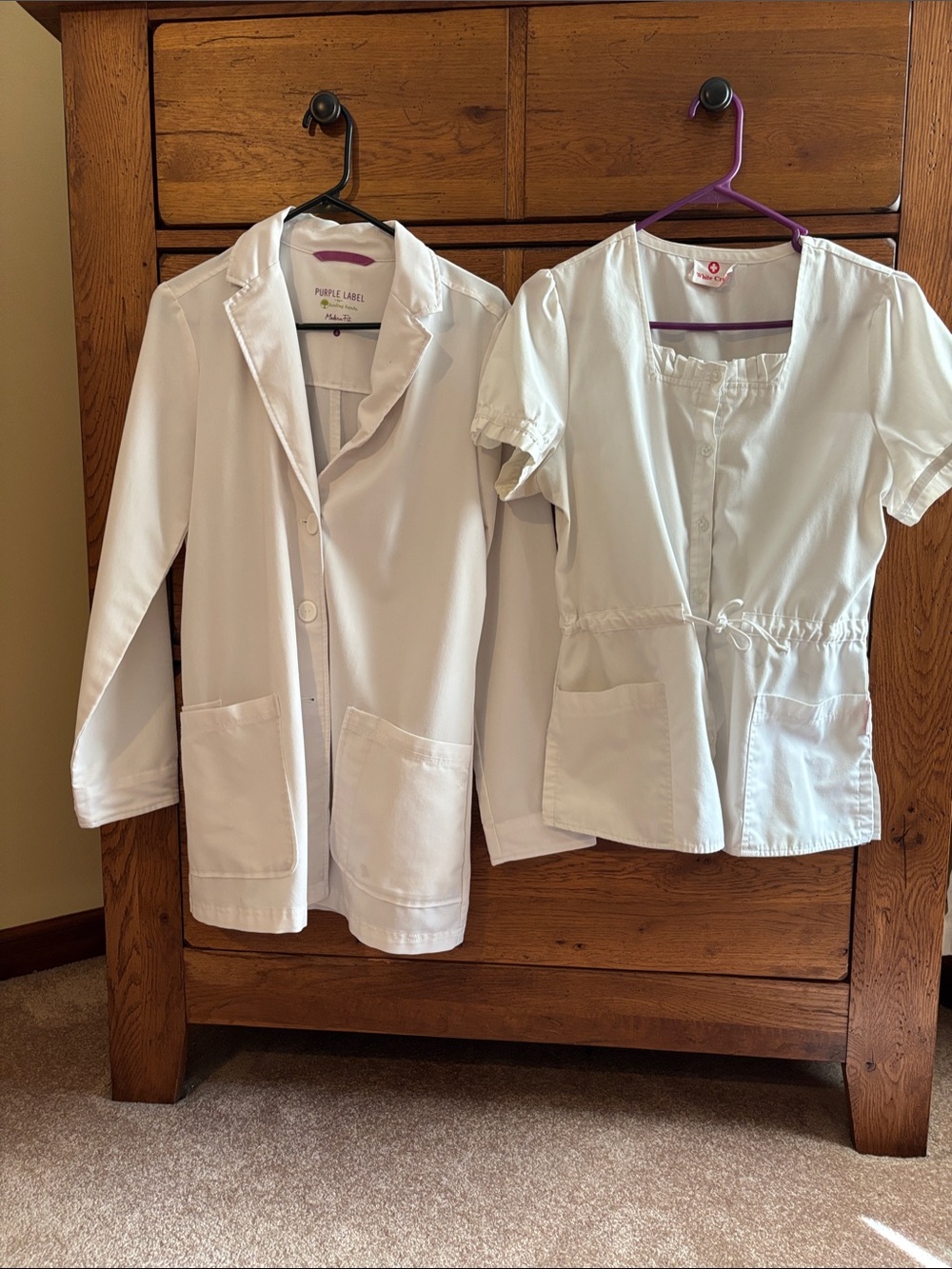 Bundle of multiple brands White Women's Medical Blazers and Scrub Jackes